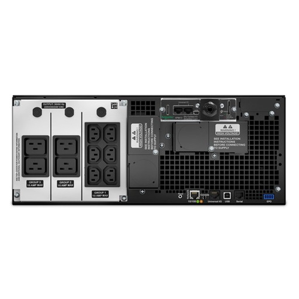 APC Smart-UPS On-Line, 6kVA/6kW, Rackmount 4U, 230V, 6x C13+4x C19 IEC outlets, Network Card+SmartSlot, Extended runtime, W/ ra - Image 8