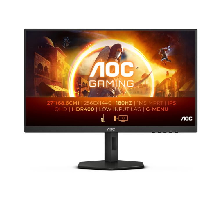 AOC Q27G4X computer monitor 68.6 cm (27") 2560 x 1440 pixels Quad HD LCD Black, Red