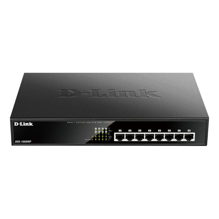 D-Link 8-Port Desktop Gigabit PoE+ Switch