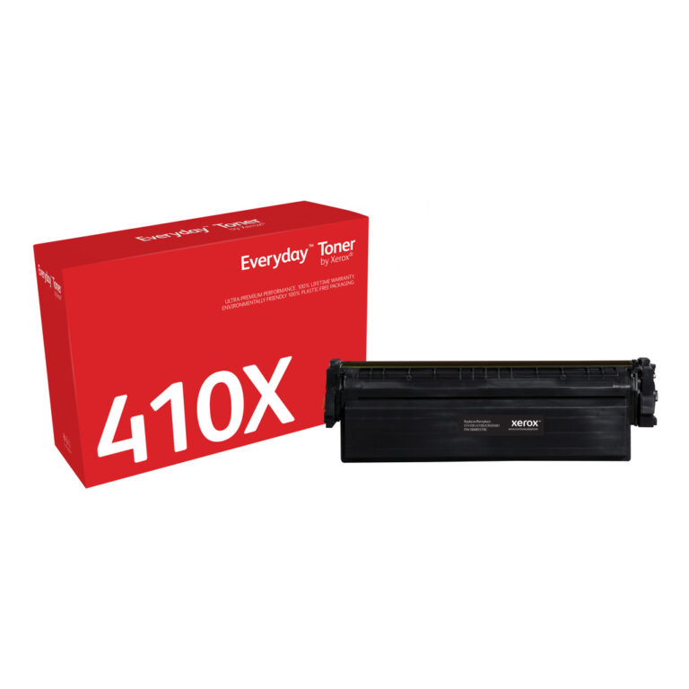 Everyday™ Black Toner by Xerox compatible with HP 410X (CF410X), High capacity