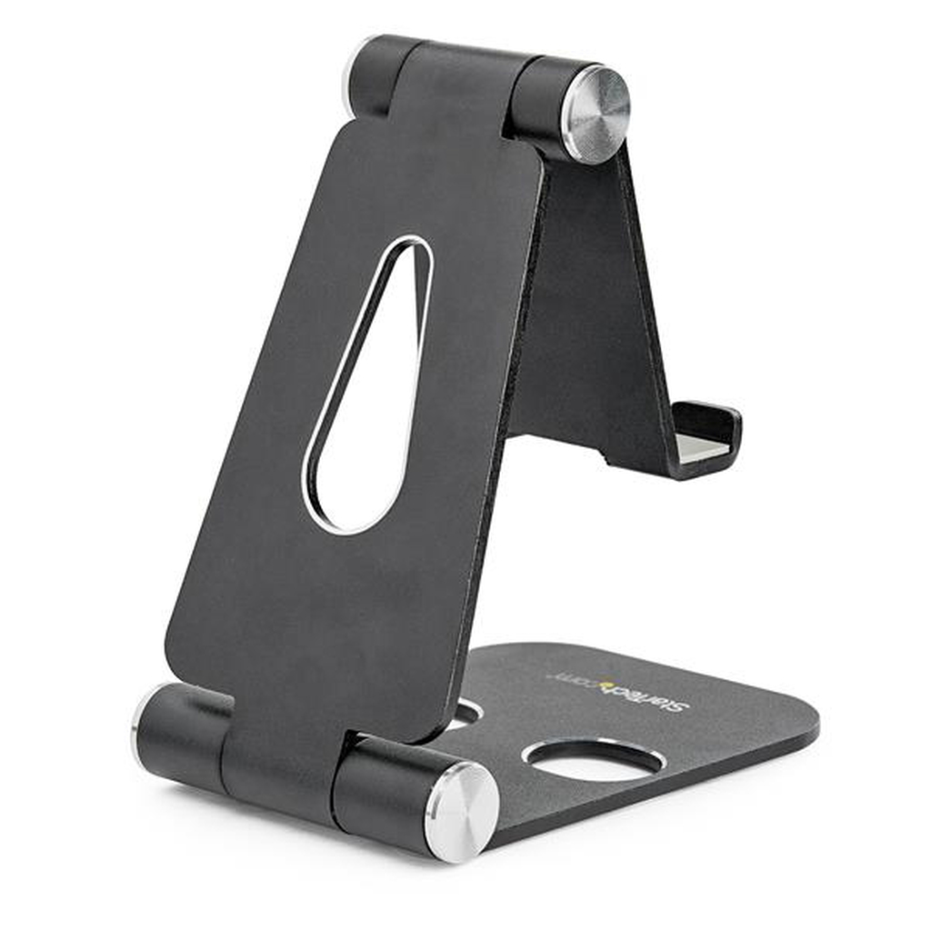 StarTech.com Phone and Tablet Stand - Foldable Universal Mobile Device Holder for Smartphones & Tablets - Adjustable Multi-Angl - Image 2