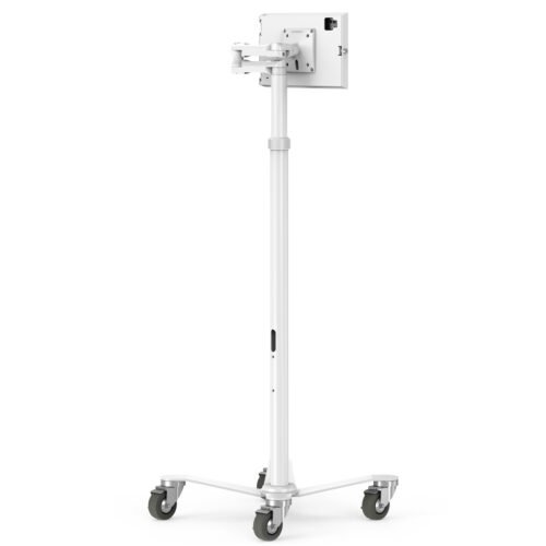 Compulocks iPad Pro M4 11" (2024), Apex Enclosure Rolling Cart - Rise Freedom Extended White - Image 3