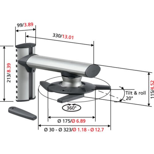 Vogel's EPW 6565 - Projector Wall Mount - Image 7