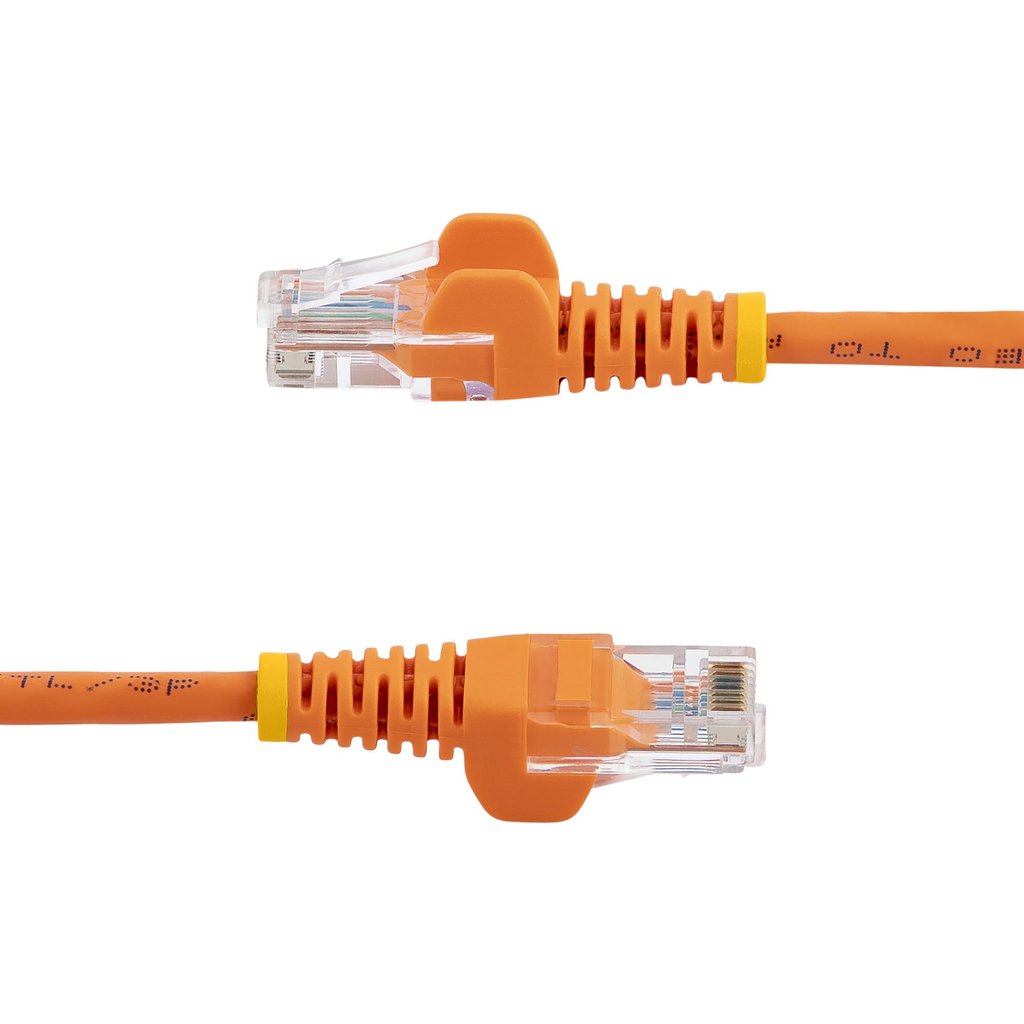 StarTech.com Cat5e Ethernet Patch Cable with Snagless RJ45 Connectors - 5 m, Orange - Image 3