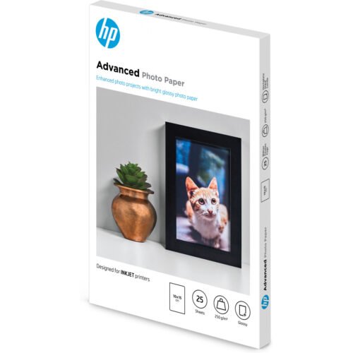 HP Advanced Photo Paper, Glossy, 250 g/m2, 10 x 15 cm (101 x 152 mm), 25 sheets - Image 3