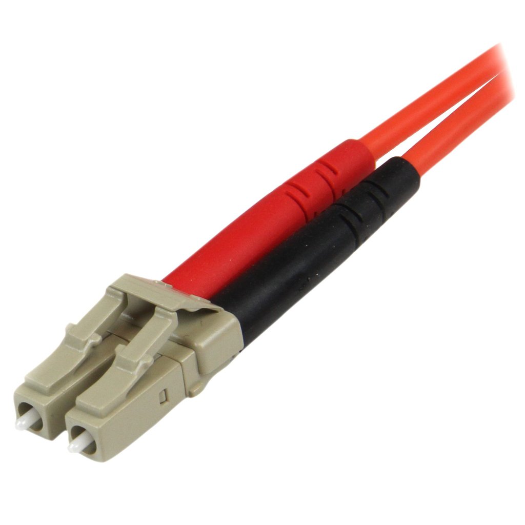 StarTech.com 1m Fiber Optic Cable - Multimode Duplex 50/125 - LSZH Fiber Jumper Cord - LC/ST - Image 2