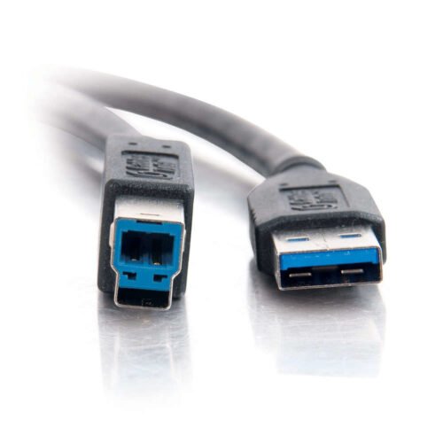 C2G 2m USB 3.0 USB cable USB 3.2 Gen 1 (3.1 Gen 1) USB A USB B Black - Image 3