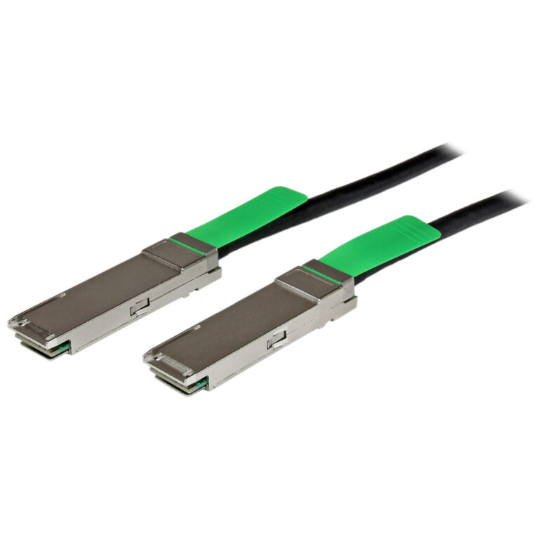 StarTech.com MSA Compliant QSFP+ Direct-Attach Twinax Cable - 2 m (6.6 ft)~MSA Uncoded Compatible 2m 40G QSFP+ to QSFP+ Direct