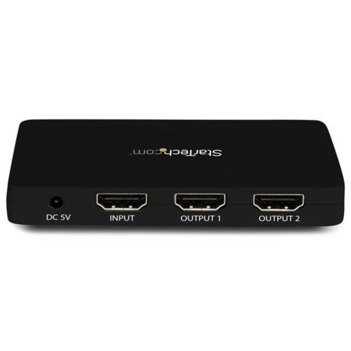 StarTech.com 4K HDMI 2-Port Video Splitter – 1x2 HDMI Splitter w/ Solid Aluminum Housing – 4K 30Hz - Image 3