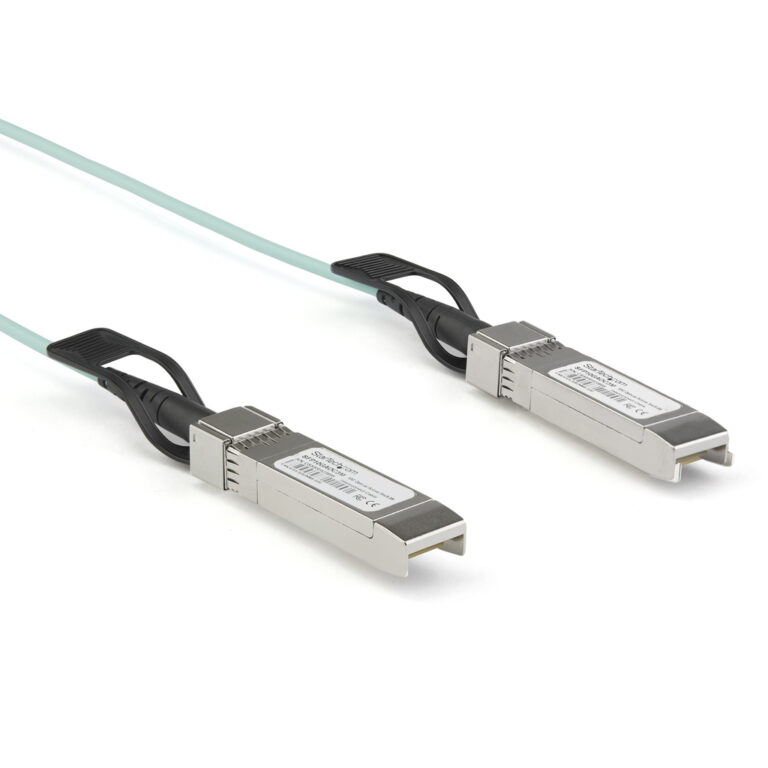 StarTech.com Dell EMC AOC-SFP-10G-3M Compatible 3m/9.84ft 10G SFP+ to SFP+ AOC Cable - 10GbE SFP+ Active Optical Fiber - 10Gbps