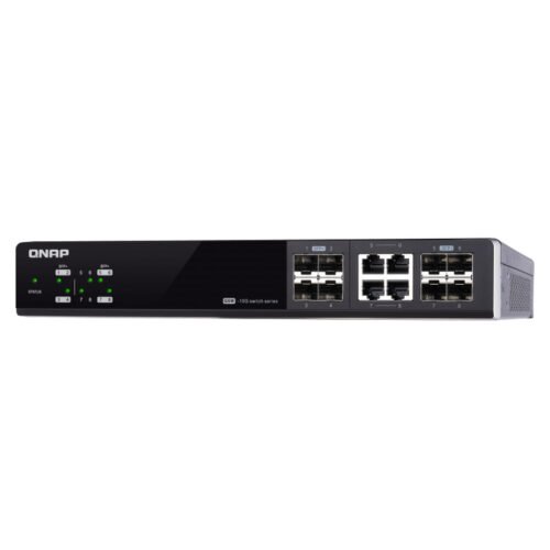 QNAP QSW-M804-4C network switch Managed 10G Ethernet (100/1000/10000) Black - Image 2