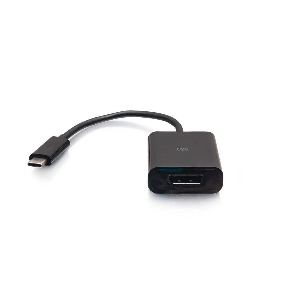 C2G USB-C to DisplayPort Adapter Converter - 4K 60Hz - Black - Image 2