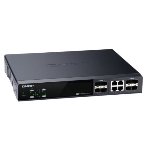 QNAP QSW-M804-4C network switch Managed 10G Ethernet (100/1000/10000) Black - Image 4