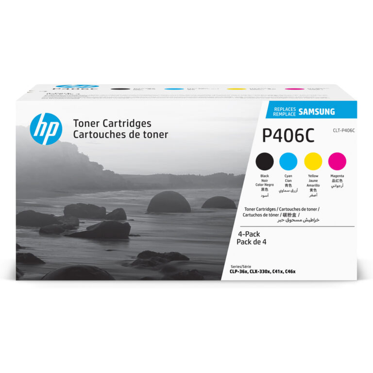 Samsung CLT-P406C 4-pack Cyan/Magenta/Yellow/Black Original Toner Cartridge