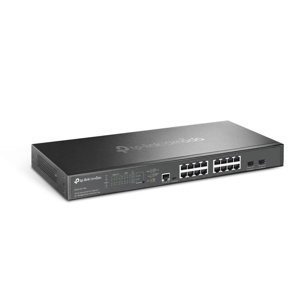 TP-Link Omada 16-Port 2.5G and 2-Port 10GE SFP+ L2+ Managed Switch with 8-Port PoE+ - Image 2