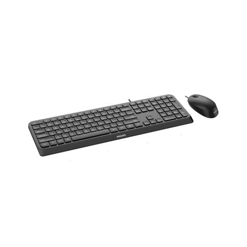 Philips 2000 series SPT6207B/40 keyboard Mouse included Universal USB QWERTY English Black - Image 2