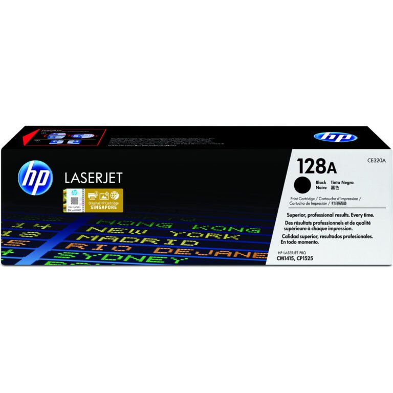HP 128A Black Original LaserJet Toner Cartridge