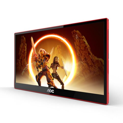 AOC 16G3 portable TV/monitor Portable monitor Black, Red 39.6 cm (15.6") TFT 1920 x 1080 pixels - Image 3