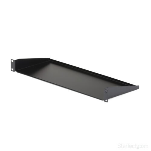 StarTech.com 1U Server Rack Shelf, Universal Rack Mount Cantilever Tray for 19" Network Equipment Rack/Cabinet, Heavy Duty Stee - Image 7