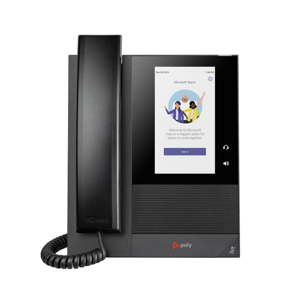 POLY CCX 400 Business Media Phone for Microsoft Teams and PoE-enabled