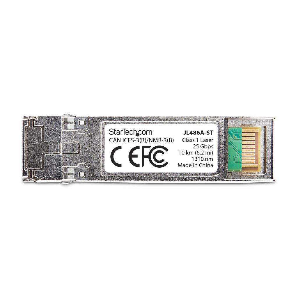 StarTech.com HPE JL486A Compatible SFP28 Module, 25GBase-LR, 25Gbps Single Mode Fiber (SMF), 10km (6.2mi), LC Connector, 1310nm - Image 2