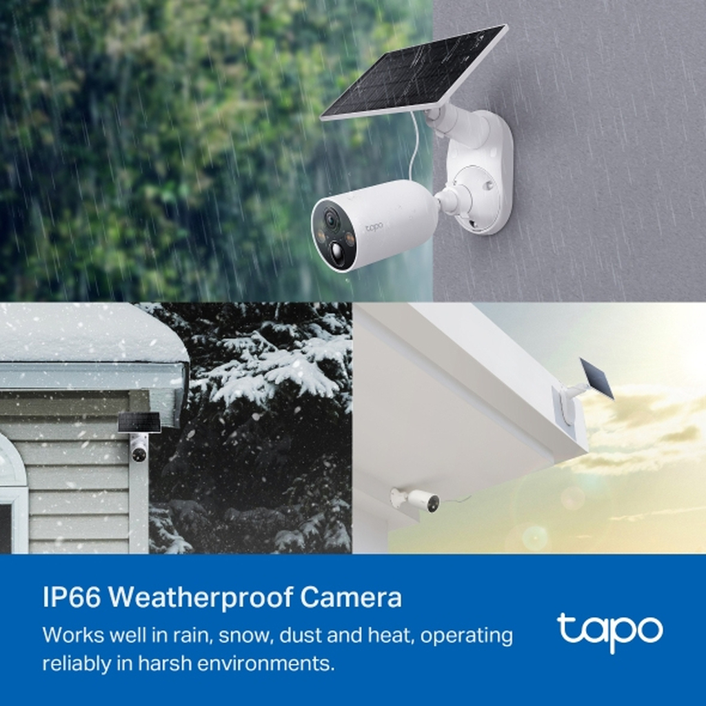 TP-Link Tapo Solar-Powered Security Camera Kit 1 × C425, 1 × A201 - Image 9