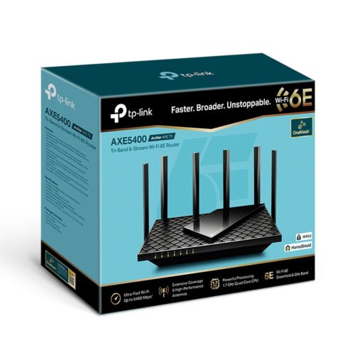 TP-Link Archer AXE5400 Tri-Band Gigabit Wi-Fi 6E Router - Image 5