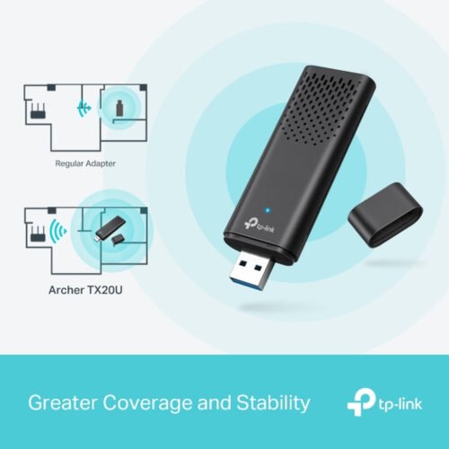 TP-Link Archer AX1800 Dual Band Wi-Fi 6 Wireless USB Adapter - Image 6
