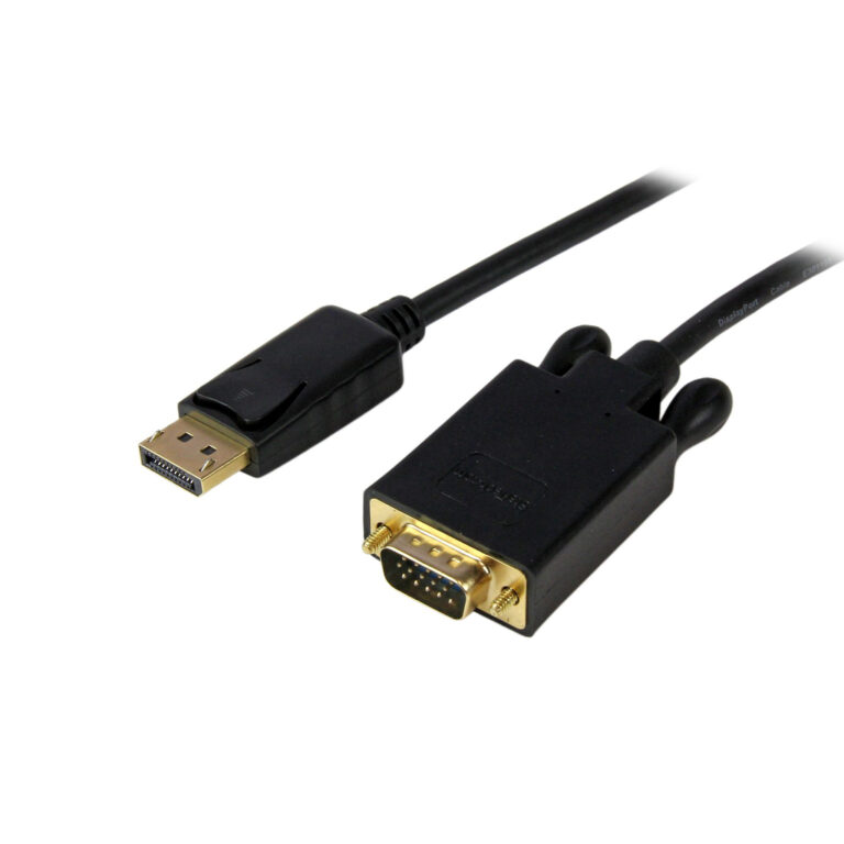 StarTech.com 15ft (4.6m) DisplayPort to VGA Cable - Active DisplayPort to VGA Adapter Cable - 1080p Video - DP to VGA Monitor C
