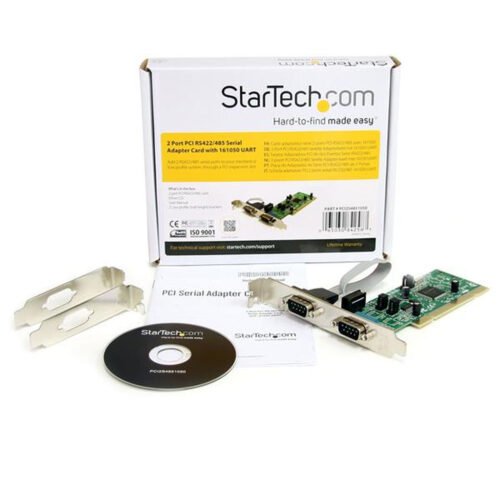 StarTech.com 2 Port PCI RS422/485 Serial Adapter Card with 161050 UART - Image 3