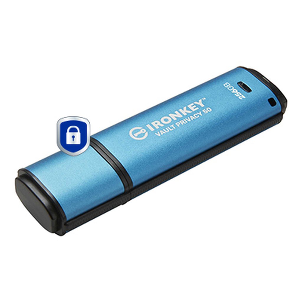 Kingston Technology IronKey 256GB Vault Privacy 50 AES-256 Encrypted, FIPS 197 - Image 2