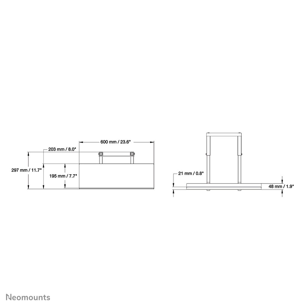 Neomounts PLASMA-M2KEYB Multimedia holder - Image 3