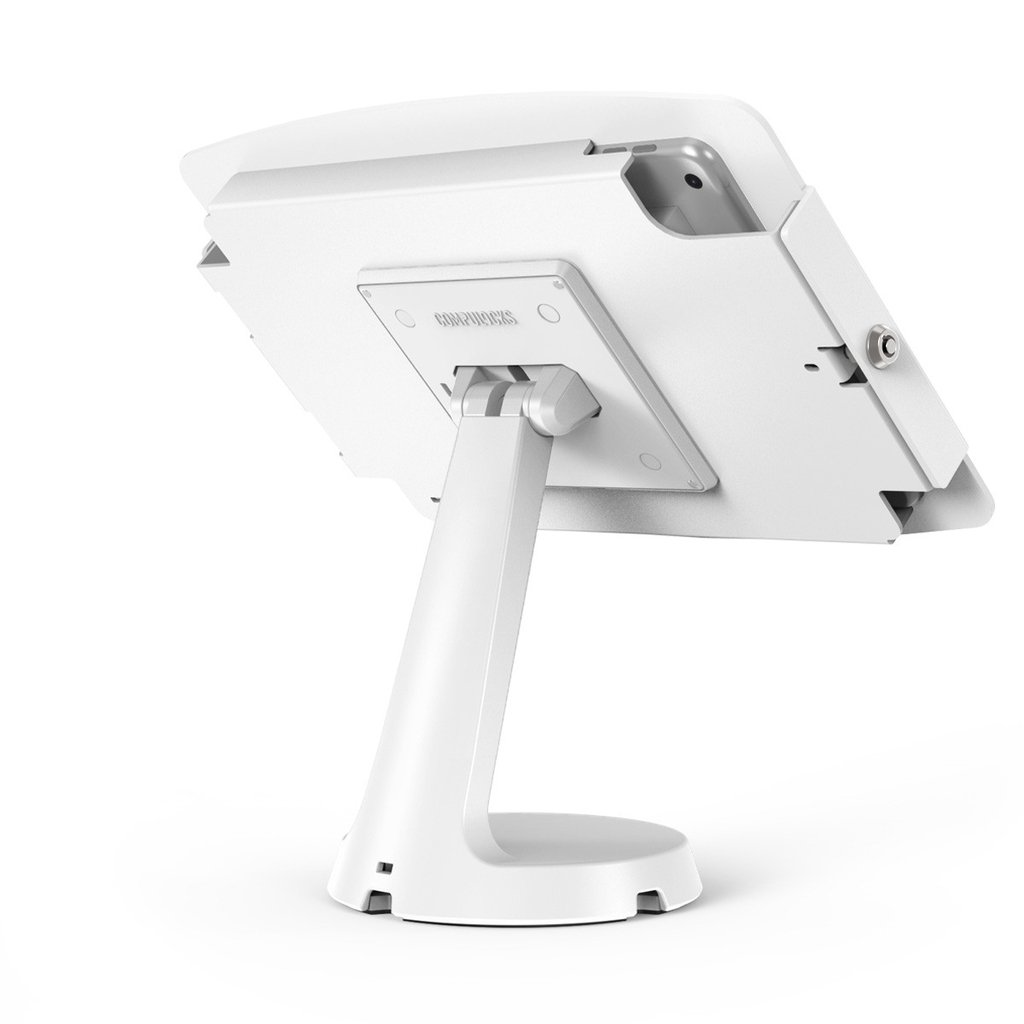 Compulocks iPad 10.2" Space Enclosure Mast Counter Stand - White - Image 2