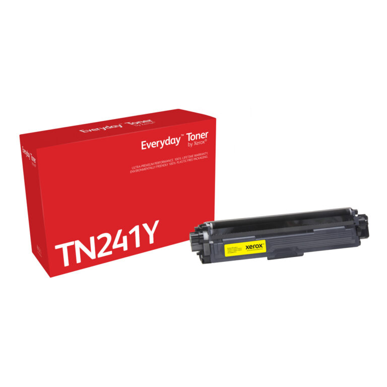 Everyday™ Yellow Toner by Xerox compatible with Brother TN241Y, Standard capacity
