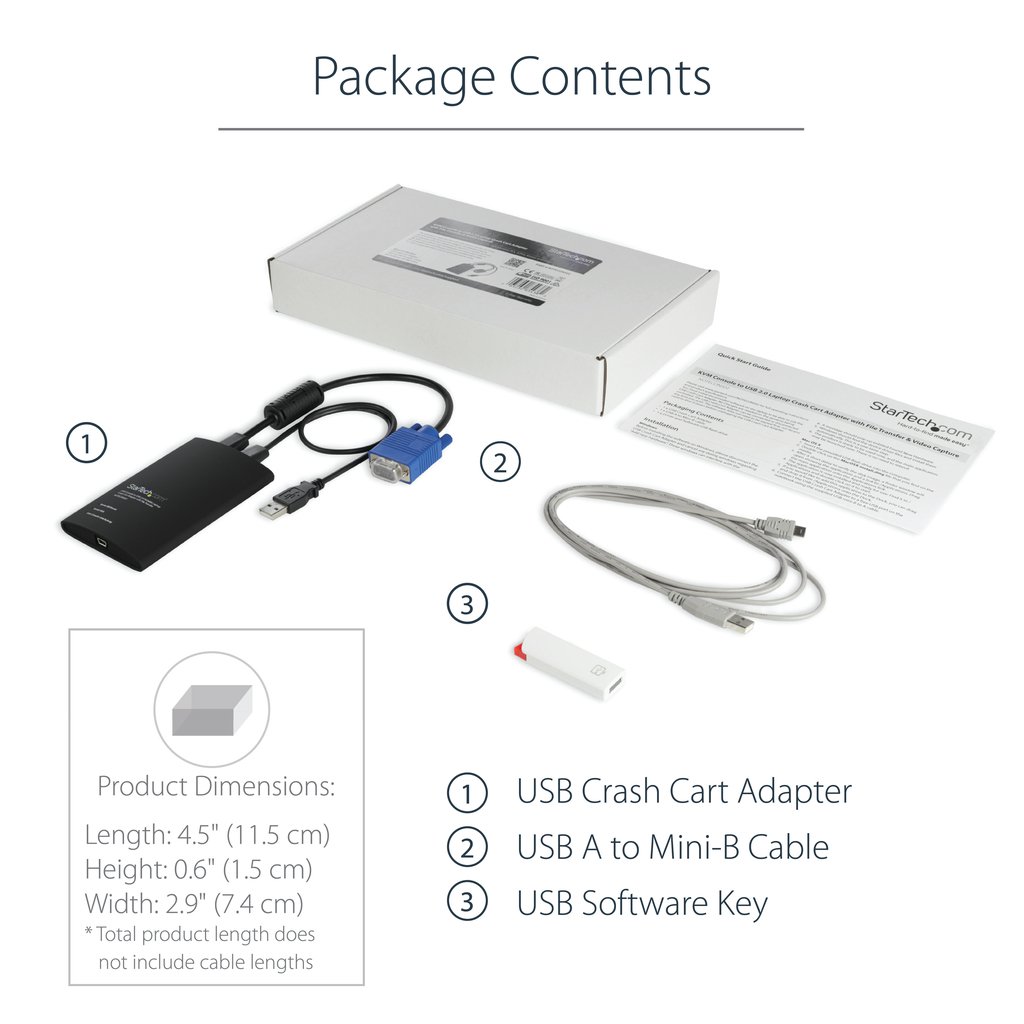 StarTech.com USB Crash Cart Adapter with File Transfer & Video Capture - Image 13