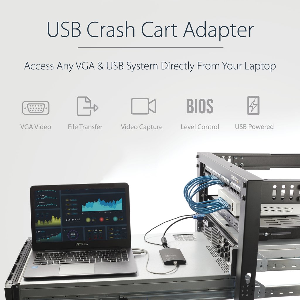 StarTech.com USB Crash Cart Adapter with File Transfer & Video Capture - Image 8