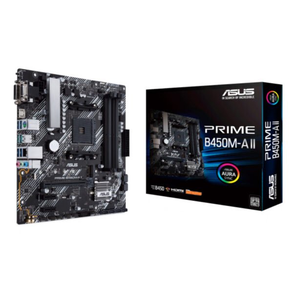 ASUS PRIME B450M-A II AMD B450 Socket AM4 micro ATX
