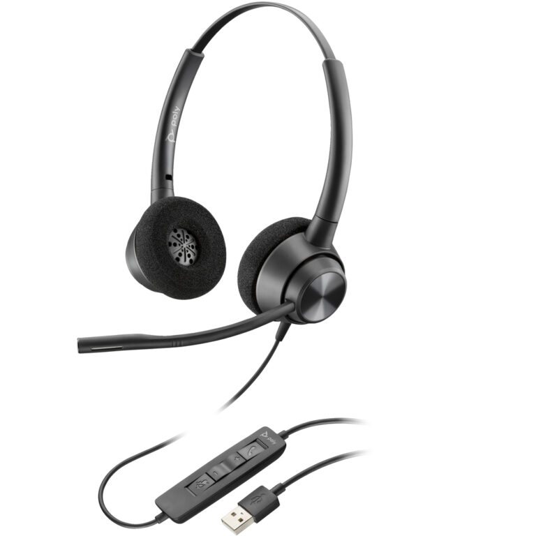 POLY EncorePro 310 Monaural USB-A Headset TAA