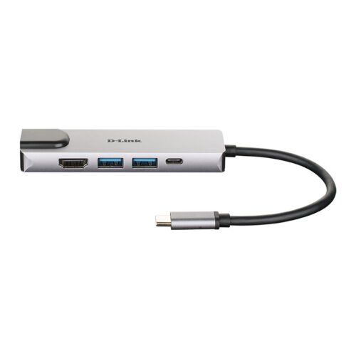 D-Link 5-in-1 USB-C Hub with HDMI/Ethernet and Power Delivery - Image 2