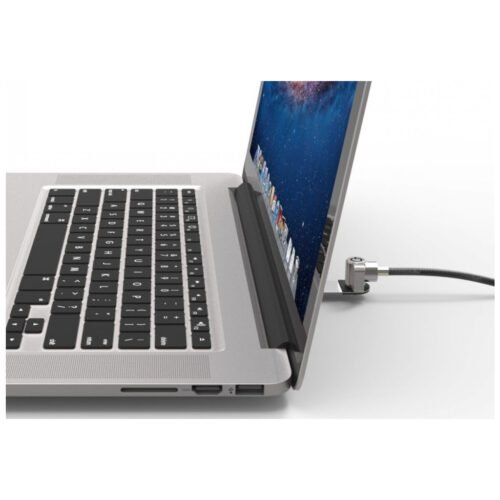 Compulocks Blade Universal Lock Slot Adapter with Keyed Cable Lock Silver - Image 3