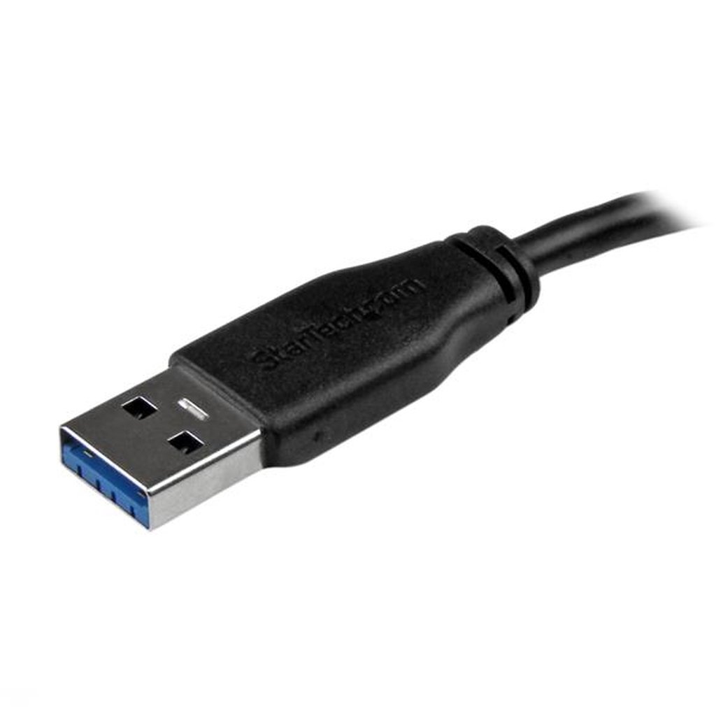 StarTech.com Slim Micro USB 3.0 Cable - M/M - 15cm (6in) - Image 3