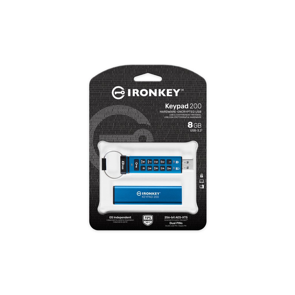 Kingston Technology IronKey 8GB Keypad 200, FIPS 140-3 Lvl 3 AES-256 Hardware Encrypted - Image 10