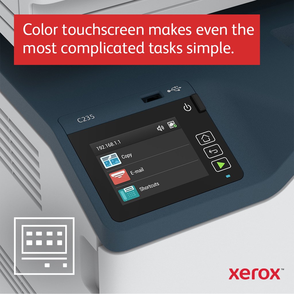 Xerox C235 A4 22ppm Wireless Copy/Print/Scan/Fax PS3 PCL5e/6 ADF 2 Trays Total 251 Sheets UK - Image 6