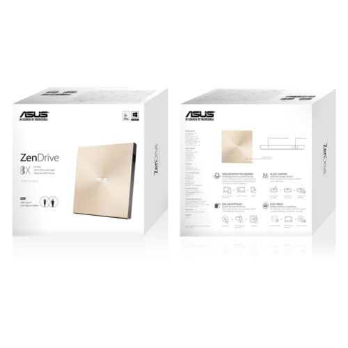 ASUS ZenDrive U9M optical disc drive DVD±RW Gold - Image 6