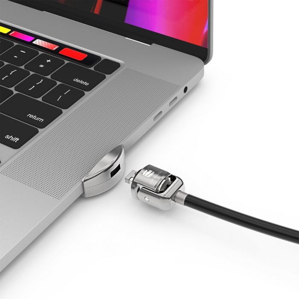 Compulocks Ledge Lock Adapter for MacBook Pro 16" (2019) with Keyed Cable Lock Silver - Image 8