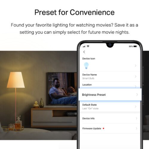 TP-Link Tapo Smart Wi-Fi Light Bulb, Dimmable - Image 4