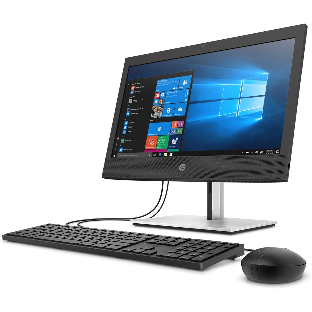 HP ProOne 440 G6 Intel® Core™ i3 i3-10100T 60.5 cm (23.8") 1920 x 1080 pixels Touchscreen All-in-One PC 8 GB DDR4-SD - Image 2