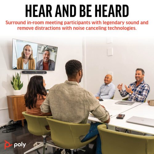 POLY Studio X52 All-In-One Video Bar - Image 10