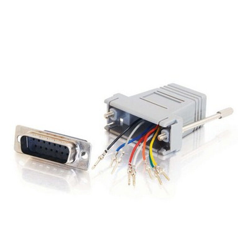 C2G RJ45/DB15M Grey