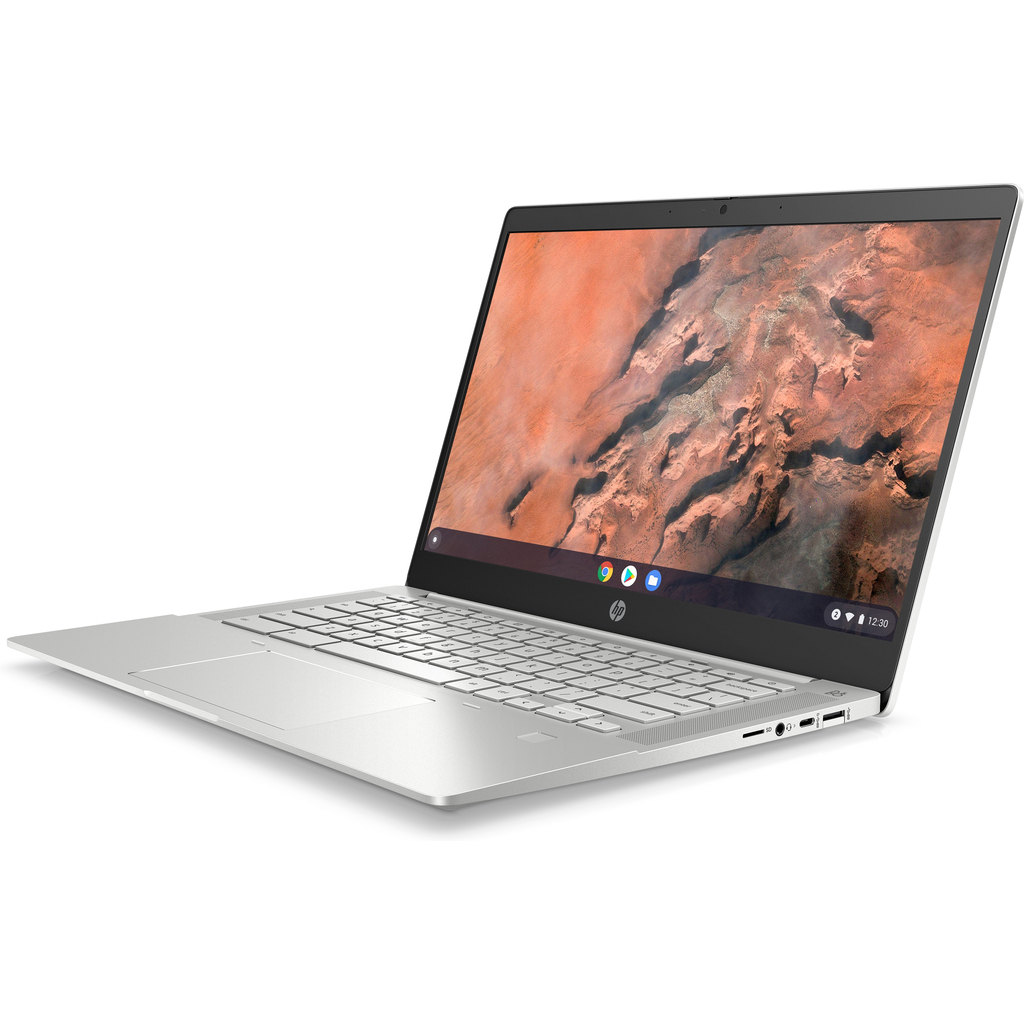 HP Chromebook Pro c645 AMD Athlon Silver 3050C 35.6 cm (14") HD 4 GB DDR4-SDRAM 32 GB eMMC Wi-Fi 6 (802.11ax) ChromeOS Aluminiu - Image 2